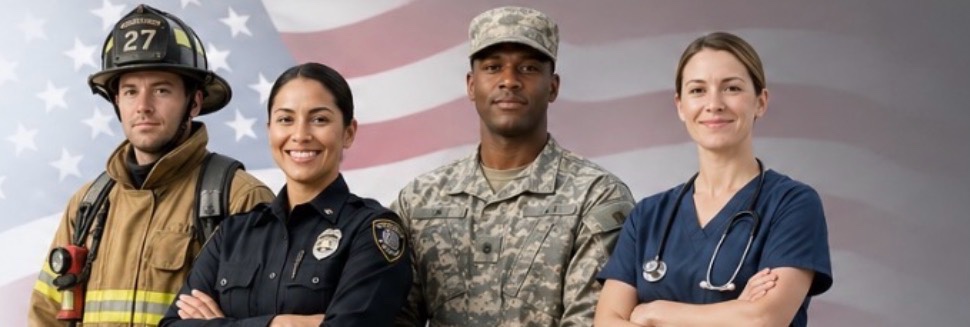Government, First Responders, and Veterans